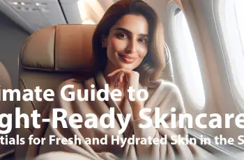 Stay Hydrated: Drink plenty of water throughout the flight to combat dryness.